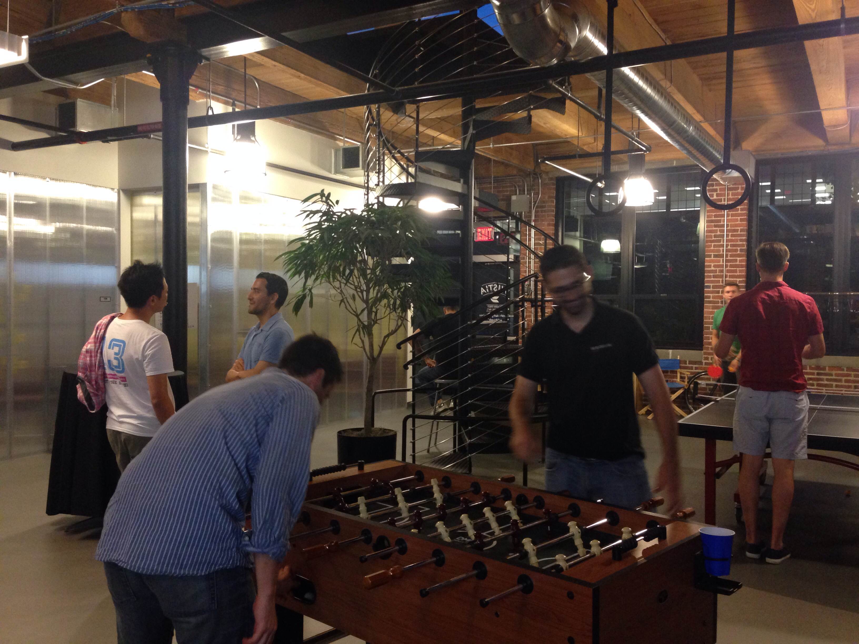 Foosball and Ping Pong at Wistia