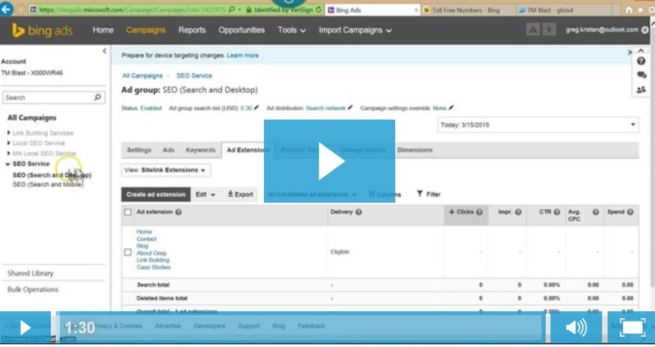 Create Sitelinks